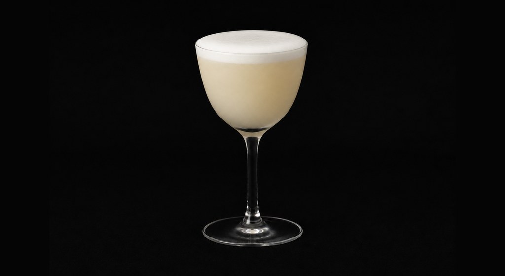Doctor Cook cocktail on a dark studio background
