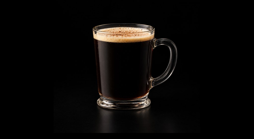 Dog's Nose cocktail on a dark studio background