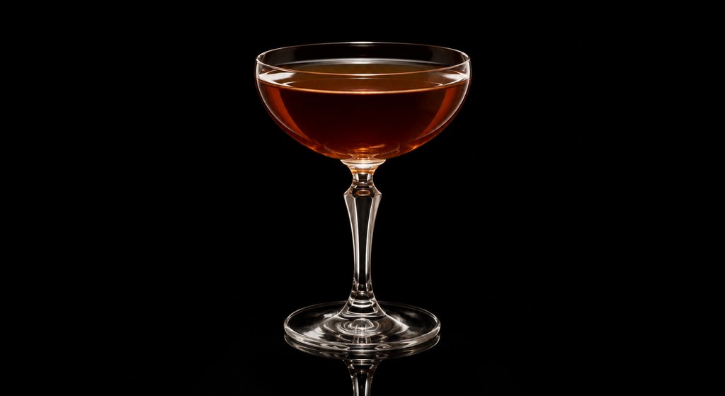 Don Lockwood cocktail on a dark studio background