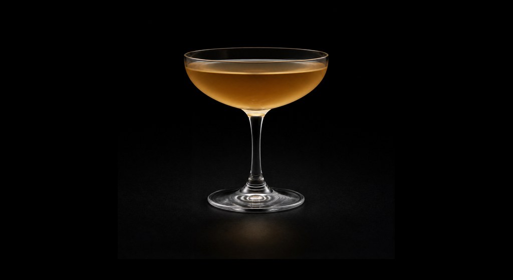 Dot (by J. E. Clapham) cocktail on a dark studio background