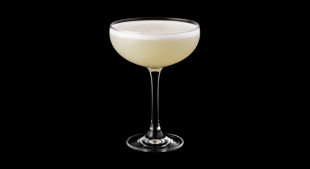 Dr. Cook cocktail on a dark studio background