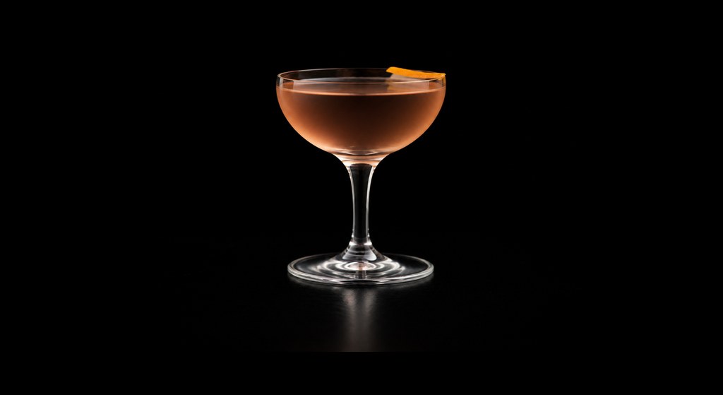 Dragon Attack cocktail on a dark studio background