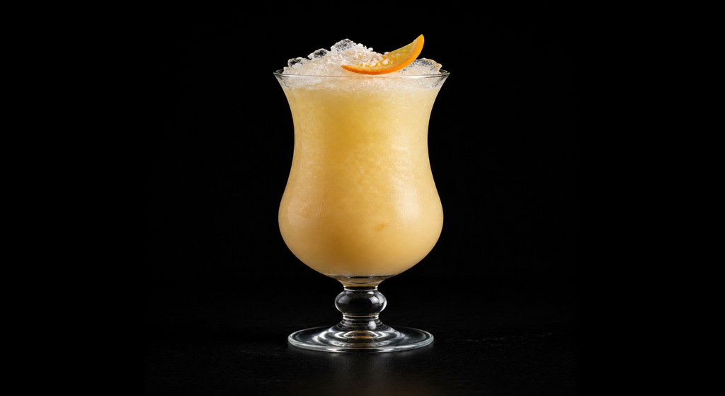 Drive-In Theatre cocktail on a dark studio background