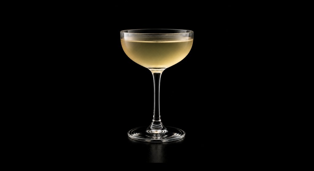 Dublin Minstrel cocktail on a dark studio background