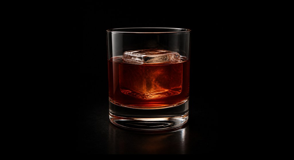 DuBois cocktail on a dark studio background