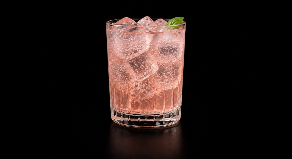 Dusty Trails cocktail on a dark studio background