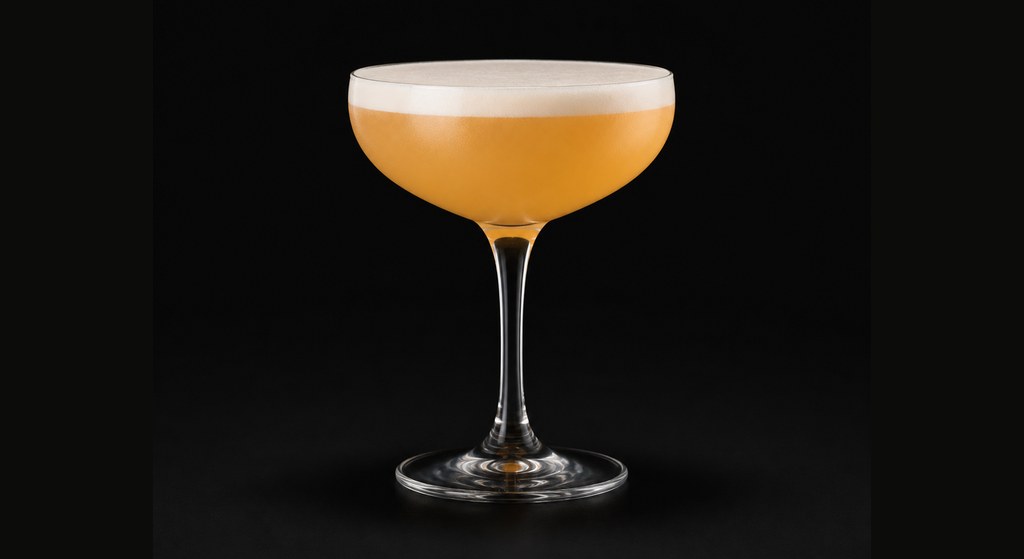 Eastside Press cocktail on a dark studio background