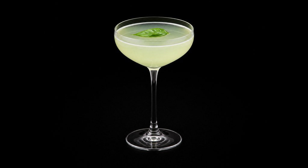 Edison's Medicine cocktail cocktail on a dark studio background