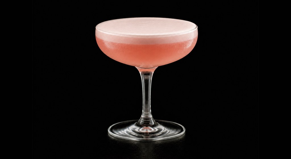 Froth Blower Cocktail cocktail on a dark studio background