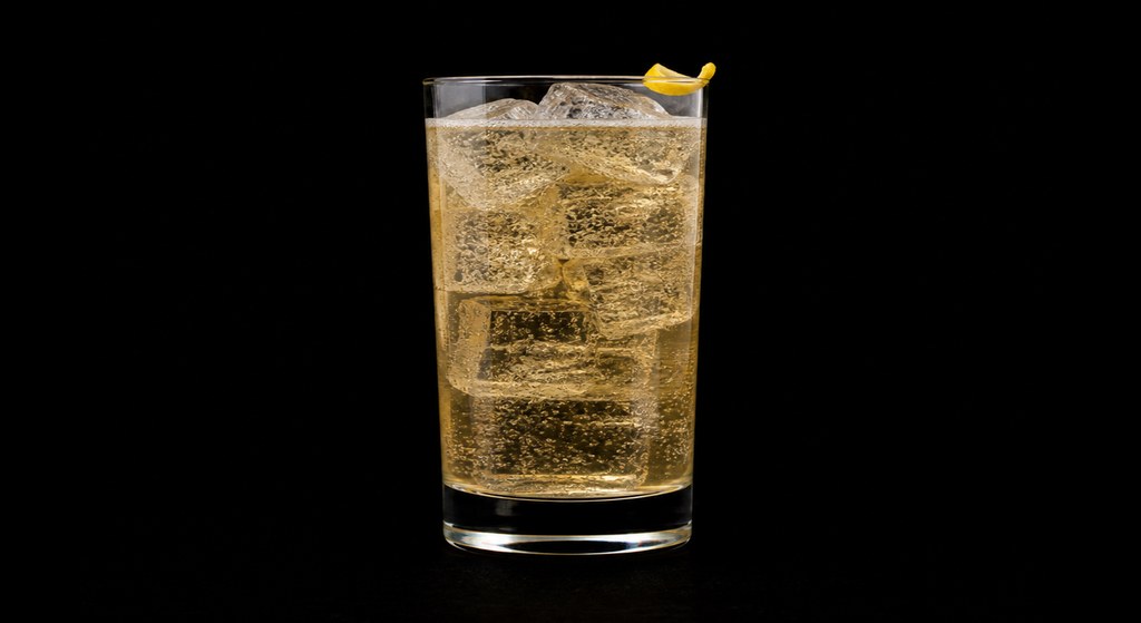 Gentleman's Cocktail cocktail on a dark studio background