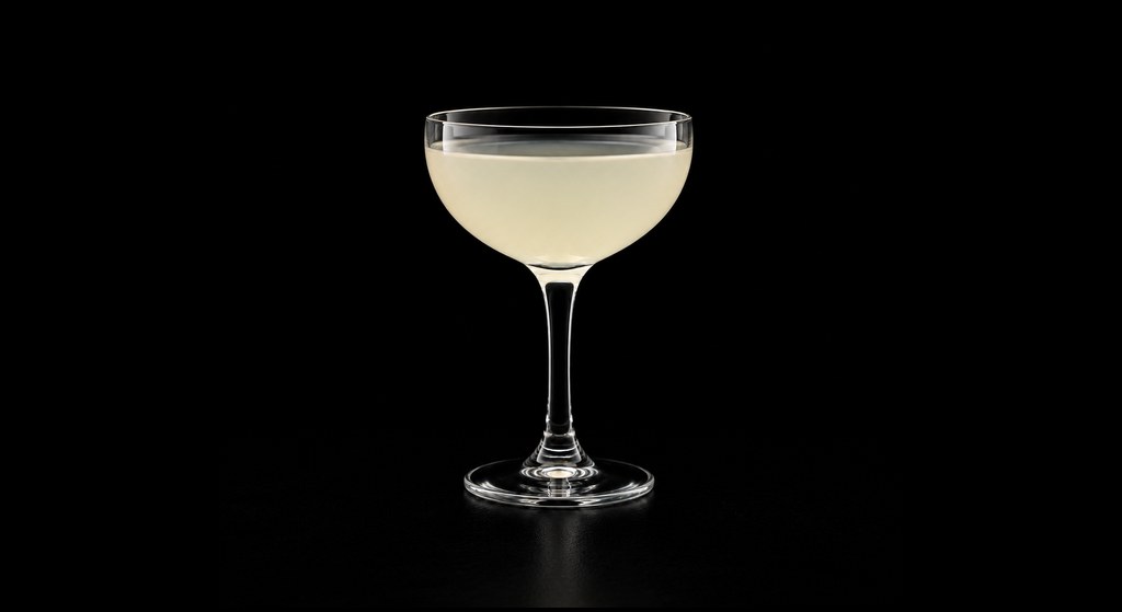 Gin Fix cocktail on a dark studio background