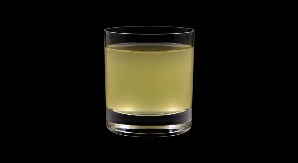 Ginger Margarita cocktail on a dark studio background