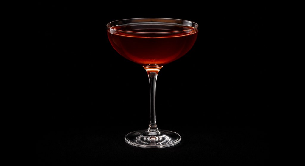 Ginger Street cocktail on a dark studio background
