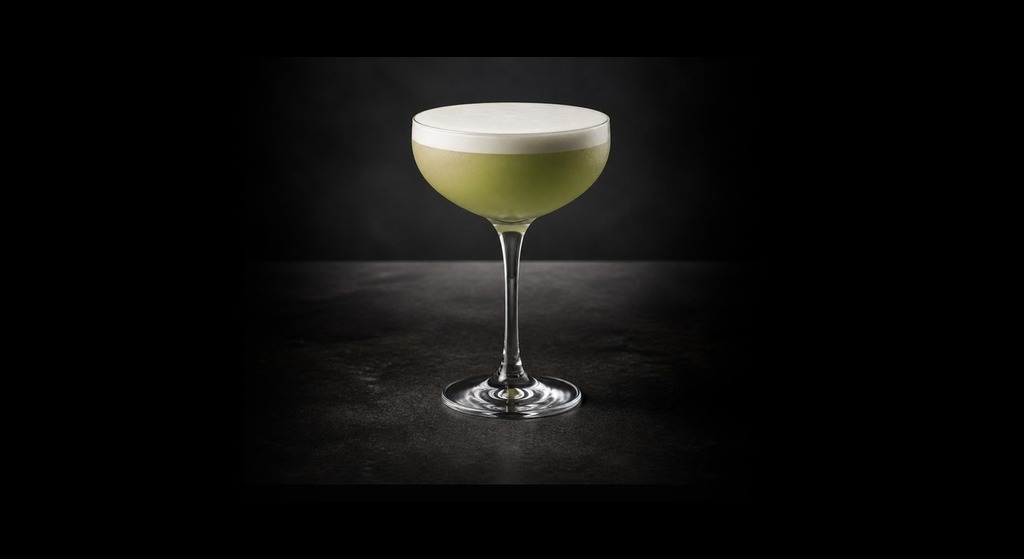 Green Park Cocktail cocktail on a dark studio background