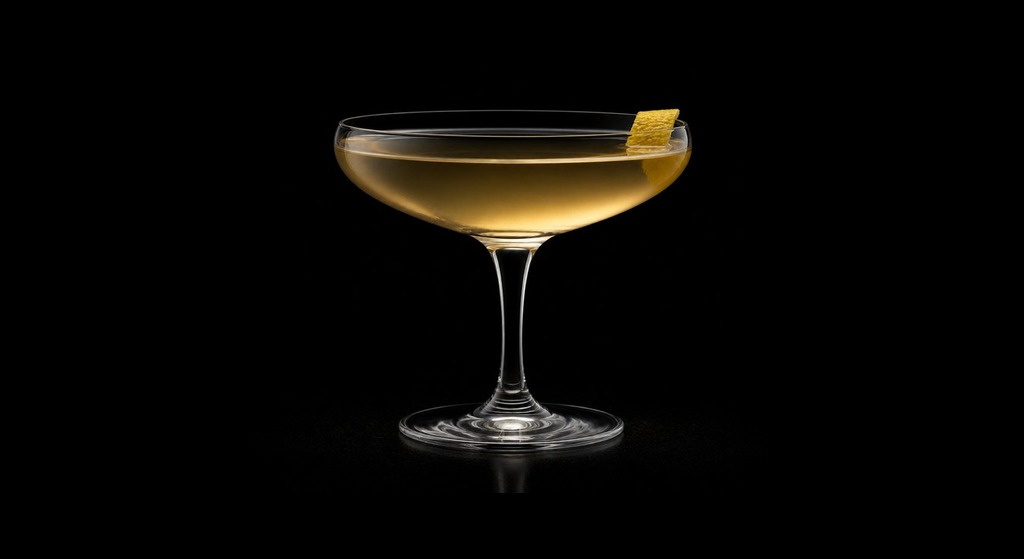 Guadalajara cocktail on a dark studio background