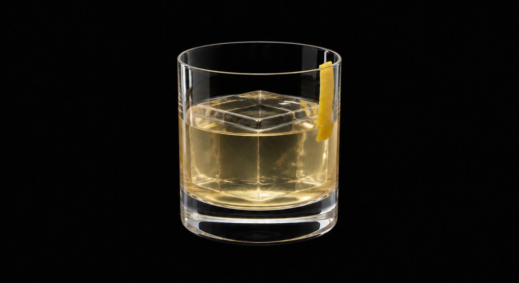 Hallelujah IUD cocktail on a dark studio background