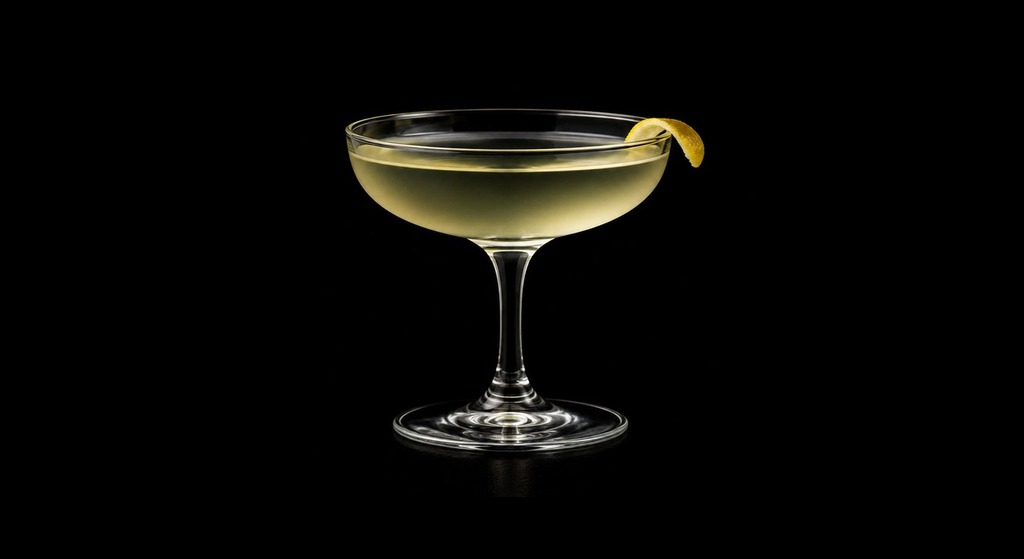 Harrington cocktail on a dark studio background
