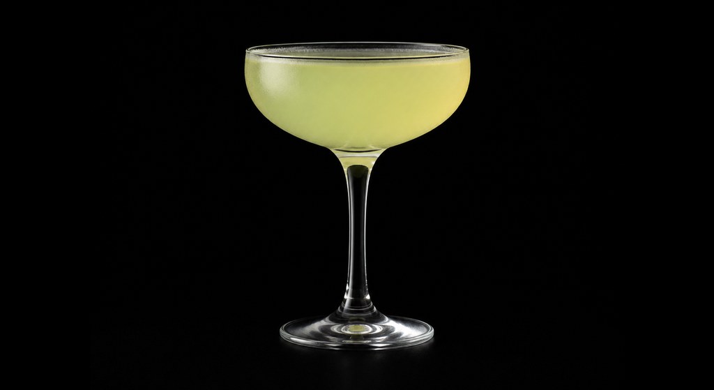 Hay There cocktail on a dark studio background
