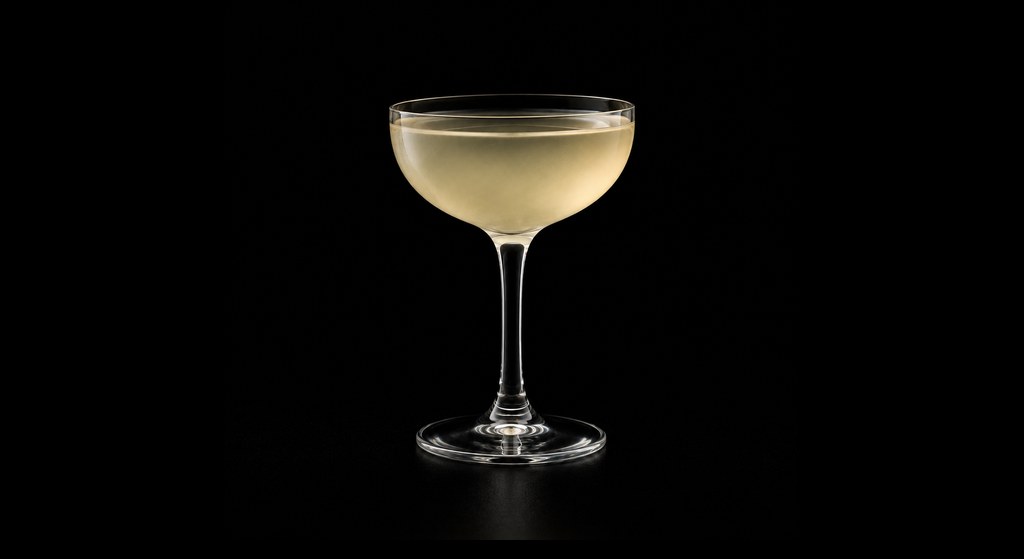 Haydenistic cocktail on a dark studio background
