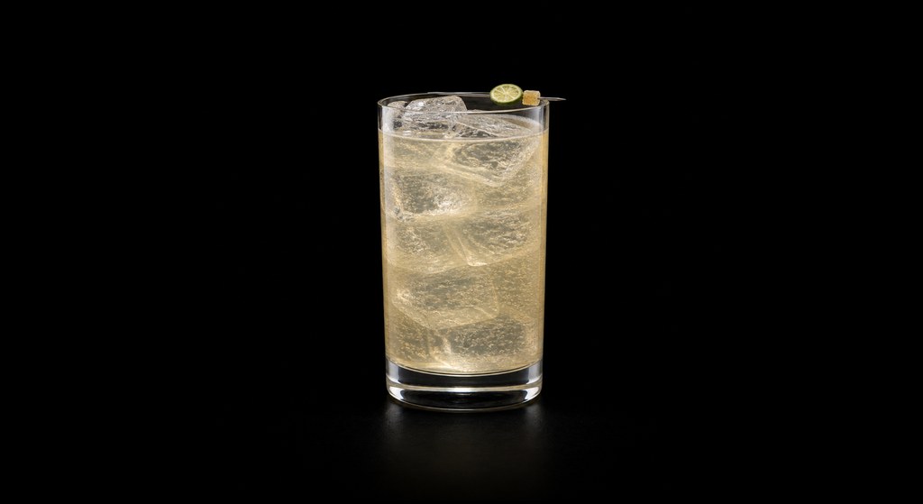 Hedgerow cocktail on a dark studio background
