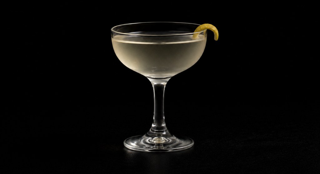 Hoffman House Cocktail cocktail on a dark studio background