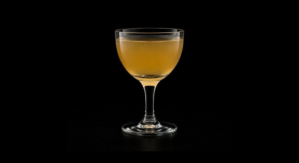 Honi Honi cocktail on a dark studio background