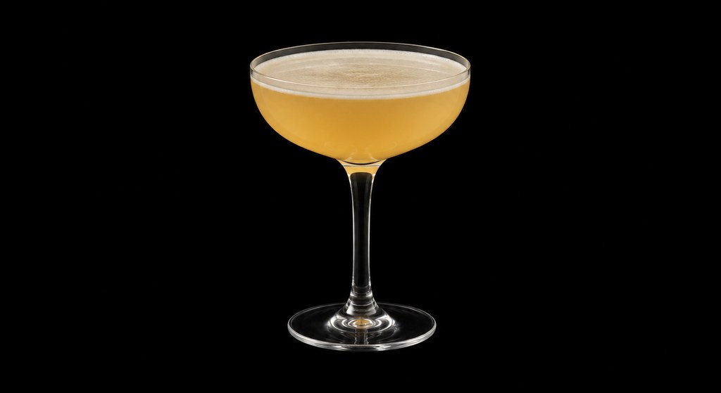 Hotel Nacional Special cocktail on a dark studio background