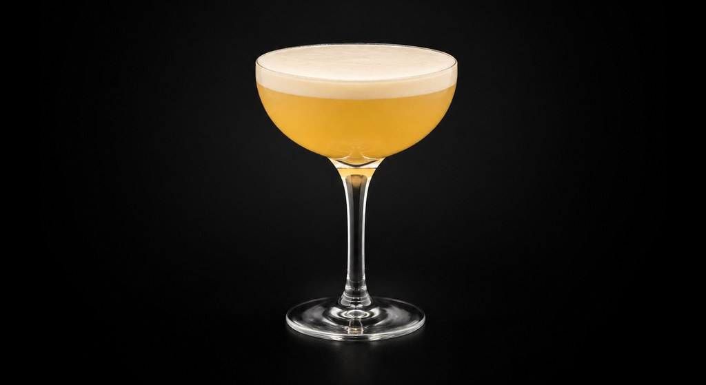 Illegal cocktail on a dark studio background