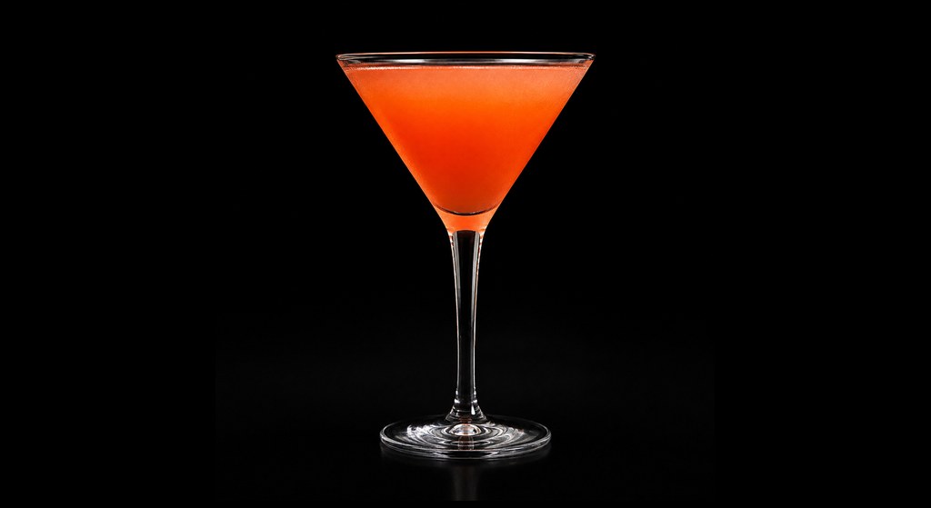 Imperial Cocktail cocktail on a dark studio background