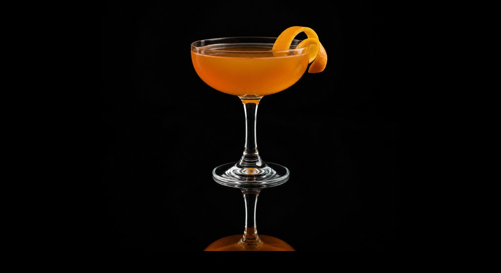 Income Tax Cocktail cocktail on a dark studio background
