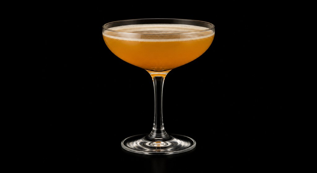 Jack-in-the-Box Cocktail cocktail on a dark studio background