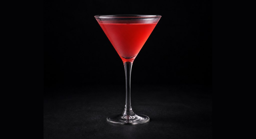 Jack Rose Cocktail cocktail on a dark studio background