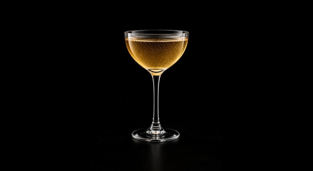 Japanese Whisky Highball cocktail on a dark studio background