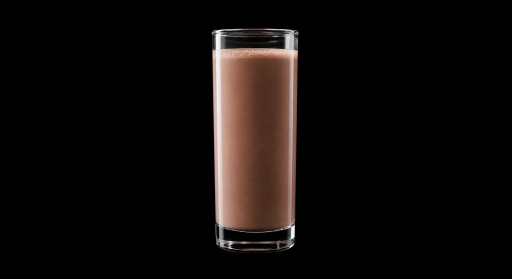 Just a Moonmint cocktail on a dark studio background