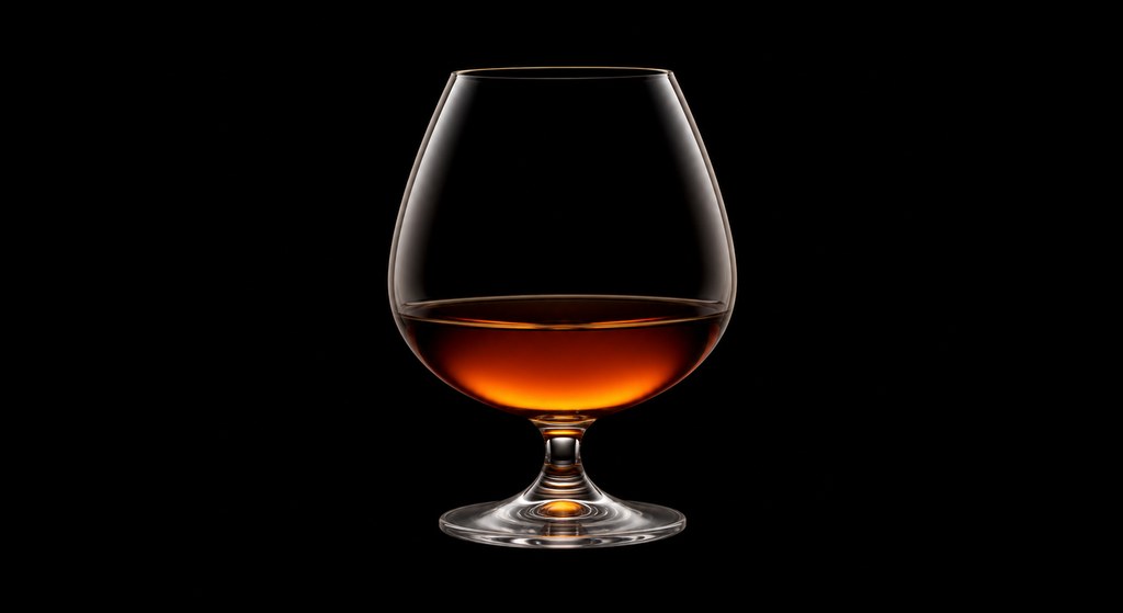 Kentucky B And B cocktail on a dark studio background