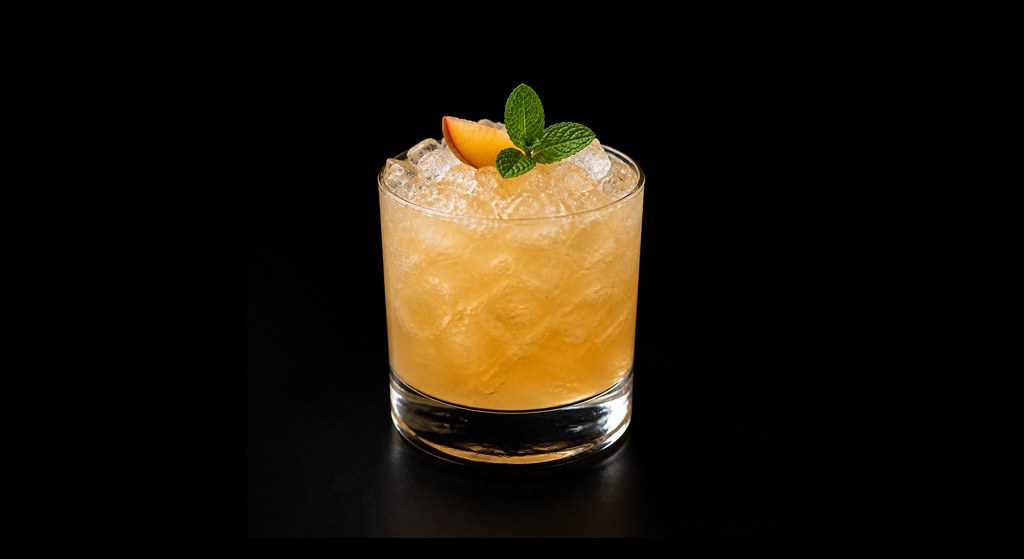 Kentucky Colonel No. 2 cocktail on a dark studio background