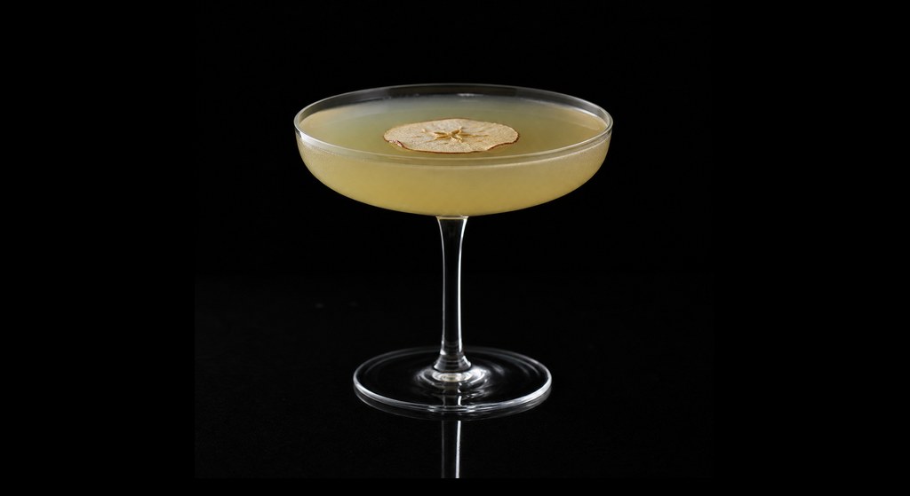 Little Smith cocktail on a dark studio background