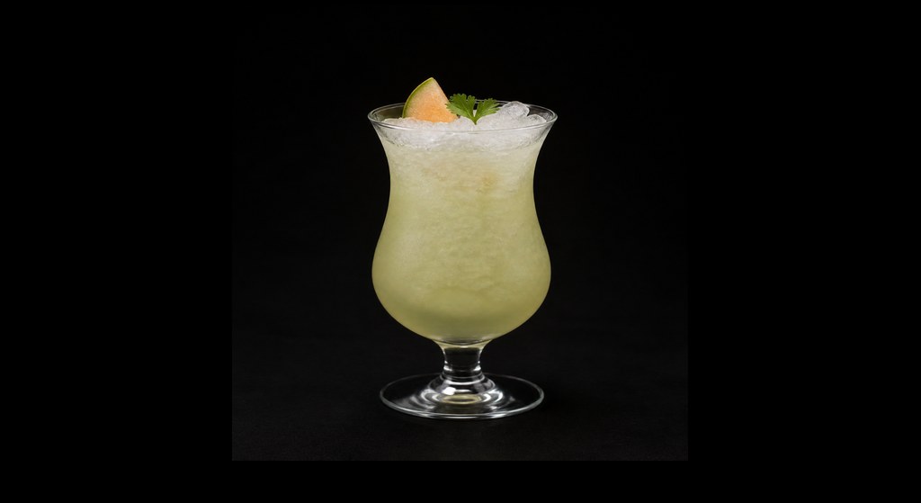 Lone Wolf & Cub cocktail on a dark studio background