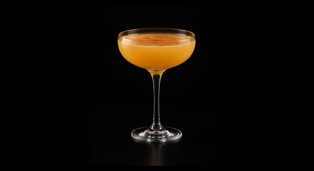 Mariel cocktail on a dark studio background
