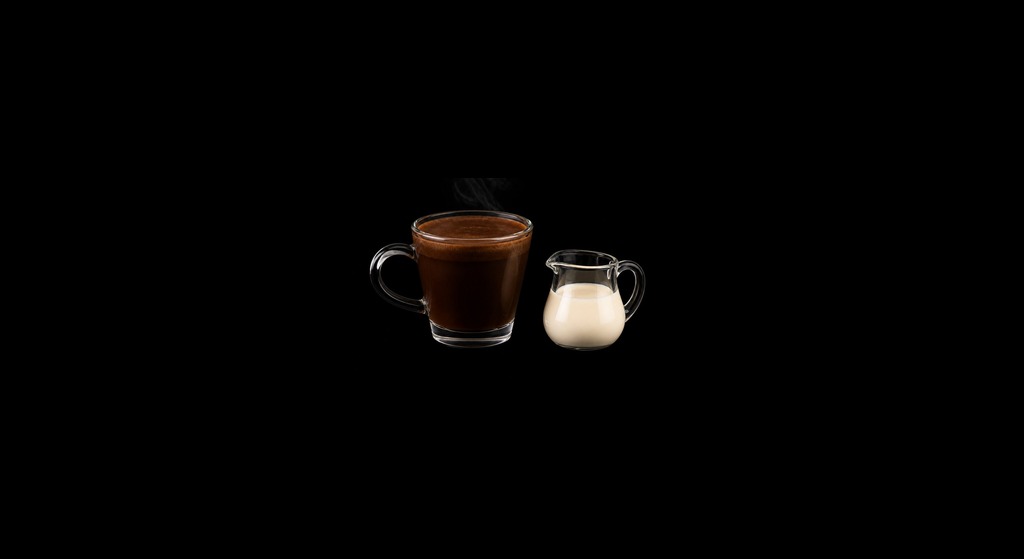 Melya cocktail on a dark studio background