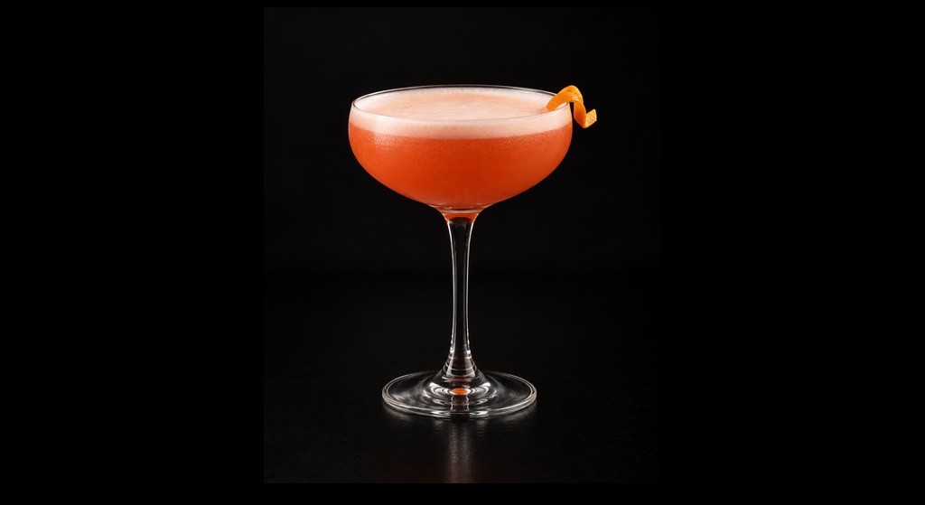 Milano '36 cocktail on a dark studio background