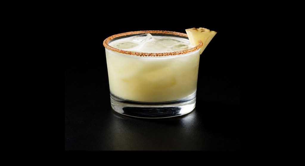 Narco Talks cocktail on a dark studio background