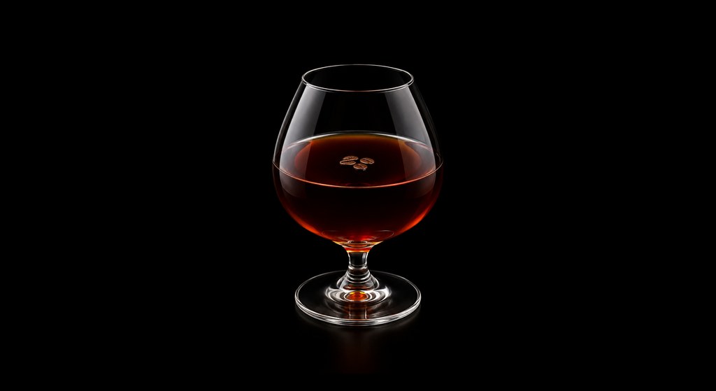 Occasion cocktail on a dark studio background