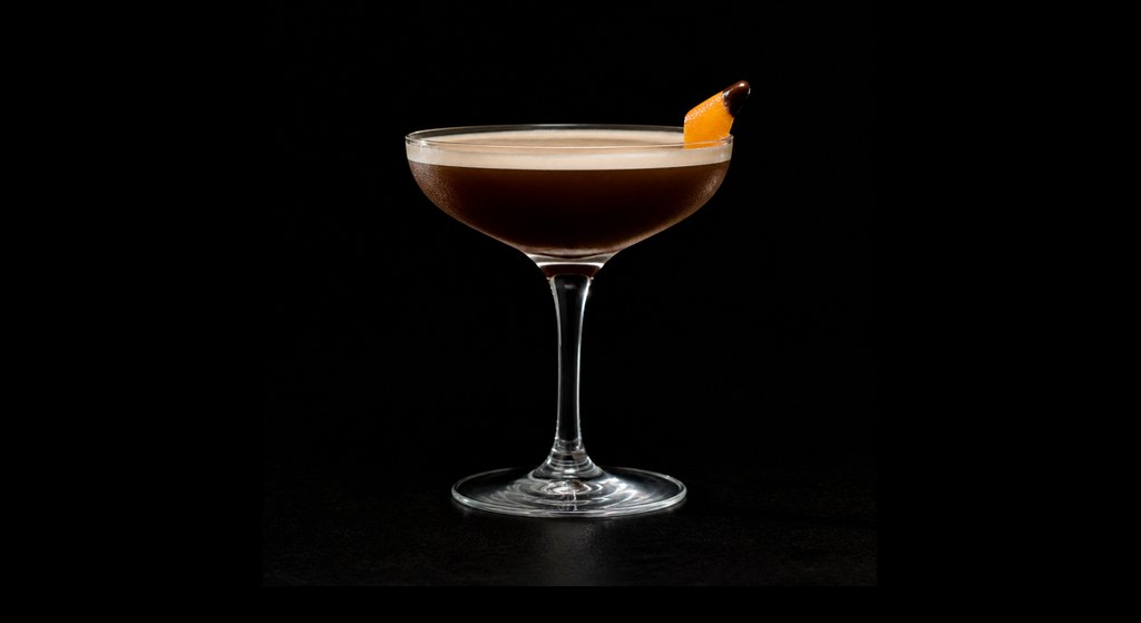 One Night in Mexico cocktail on a dark studio background