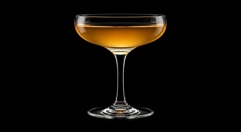 Palmetto Cocktail cocktail on a dark studio background