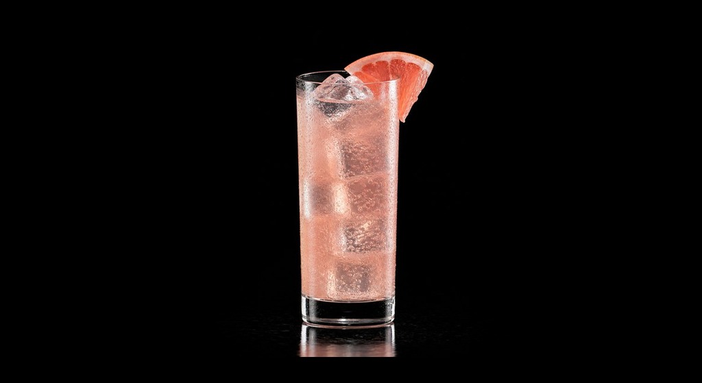 paloma cocktail in a serving glass