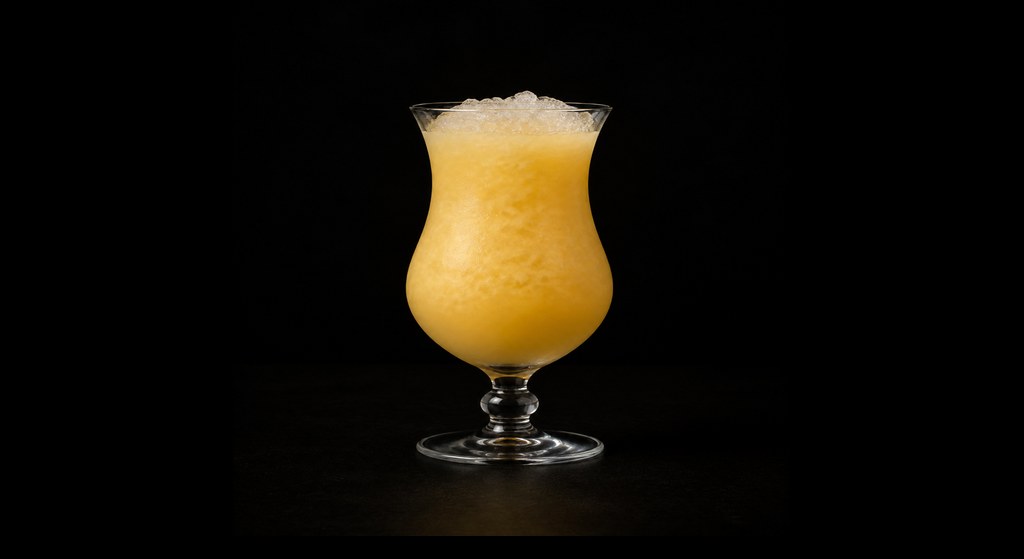Party Monster cocktail on a dark studio background