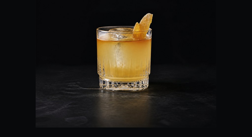 Penicillin cocktail on a dark studio background