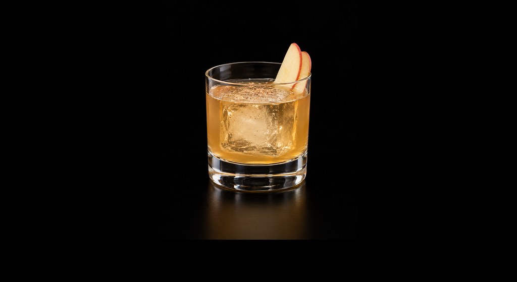 Pie for the People cocktail on a dark studio background