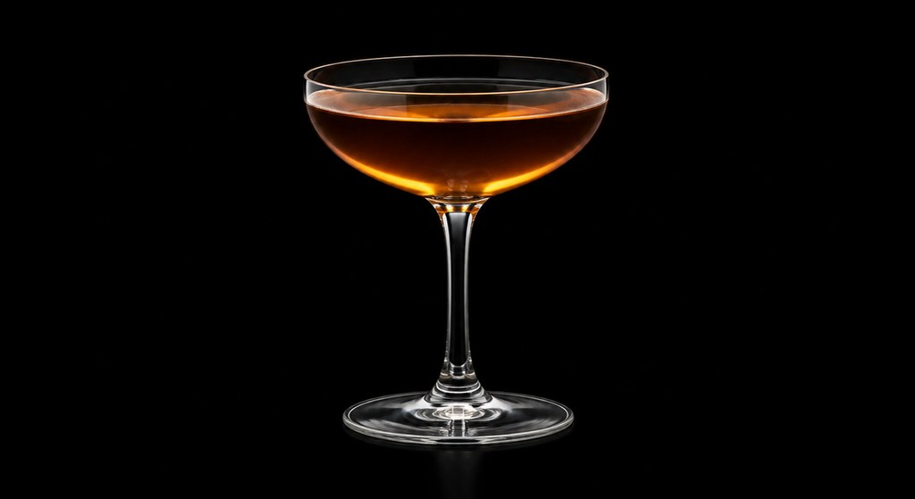 Plaza Cocktail cocktail on a dark studio background